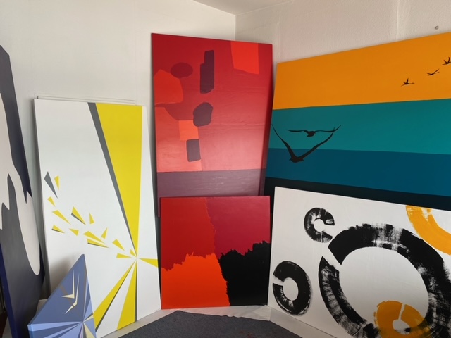 Big Painting by Margaretta Gof